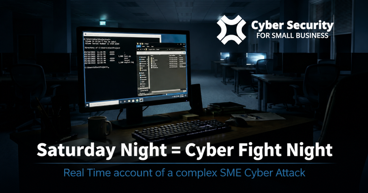13 – Step by step walkthrough of a real SME cyber attack and incident response